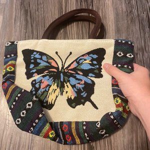 Boho Rasta Butterfly Purse